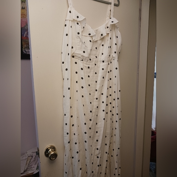 Polka Dot Midi Dress - Picture 2 of 4